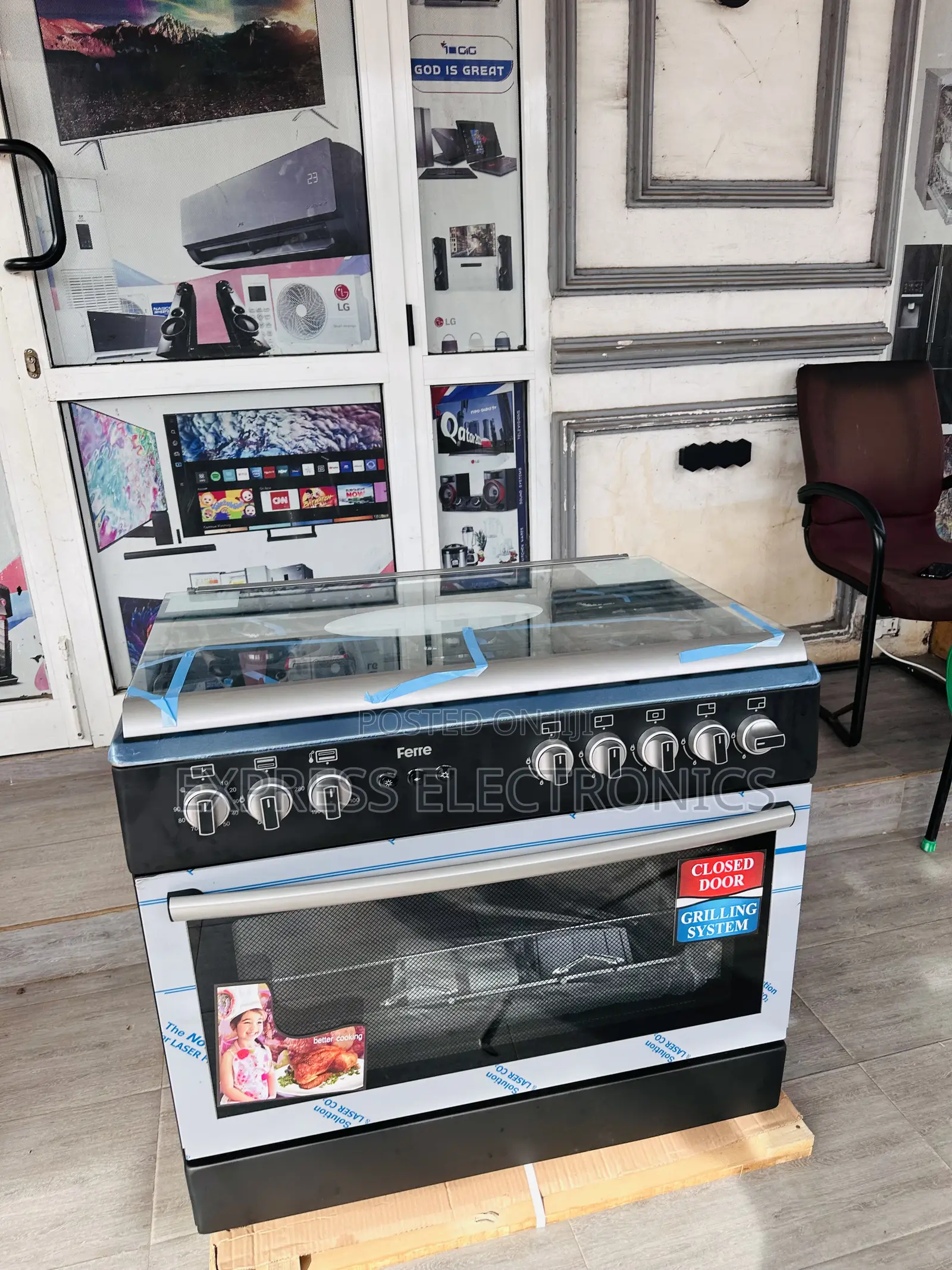 Purchase— Ferre Gas Cooker (5burner 60/90 ( Ignition