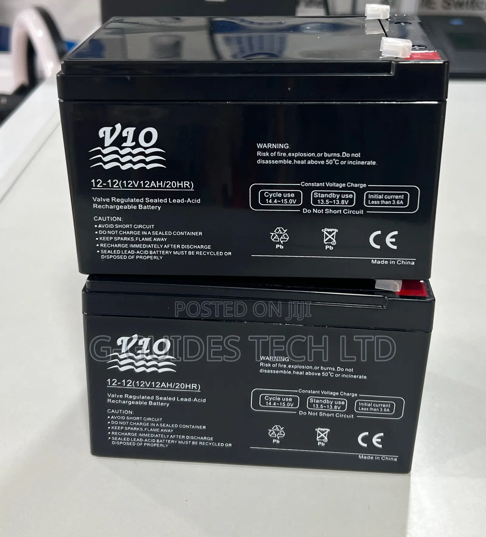 12v 12ah Sealed Lead-Acid Battery, Vio 12v 12ah Ups Battery
