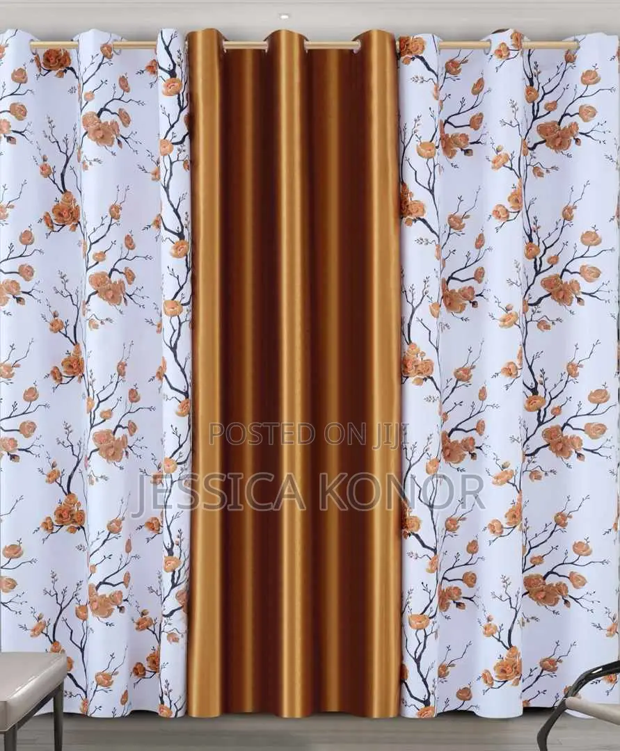3pcs Beautiful Curtains