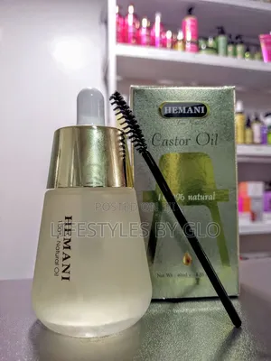 Castor Oil Cold Press Applicator (Eyebrow Hair Skin Nails)