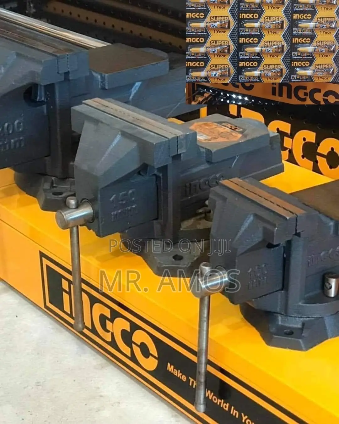 Ingco Rotating Bench Vice - 4", 6" 8"