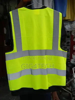 High Quality Green Reflector Vest With Pocket And Zip