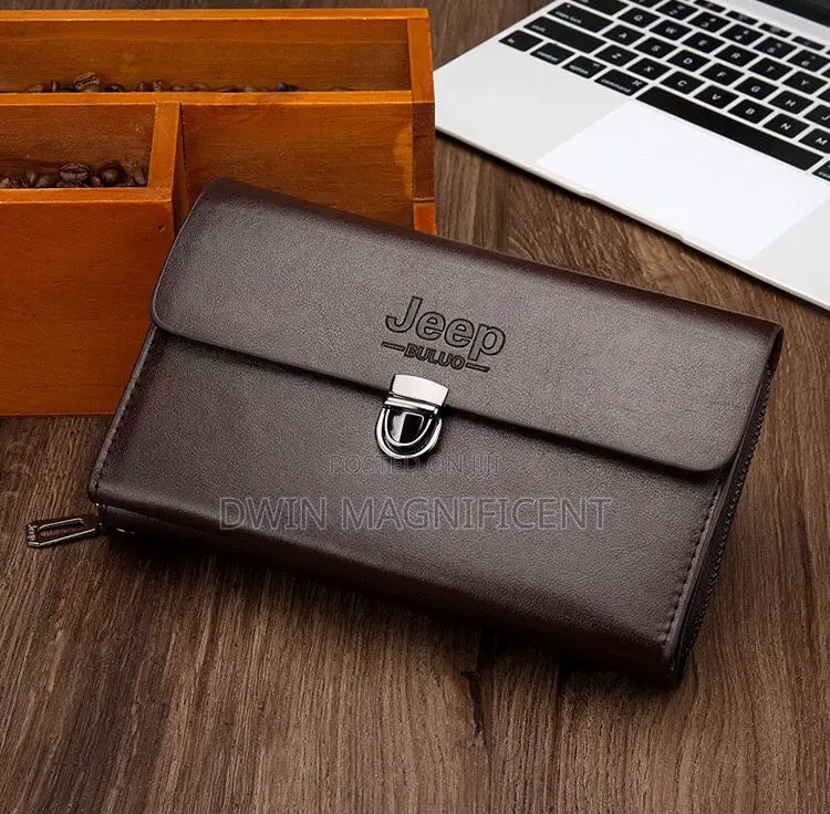 Jeep Buluo Men Wallets Large Capacity Clutch Bag