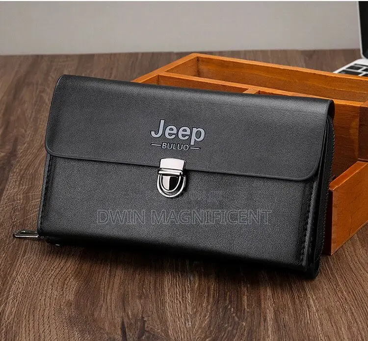 Jeep Buluo Men Wallets Large Capacity Clutch Bag