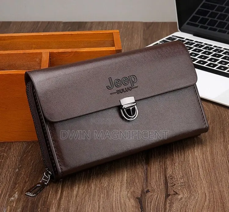 Jeep Buluo Men Wallets Large Capacity Clutch Bag