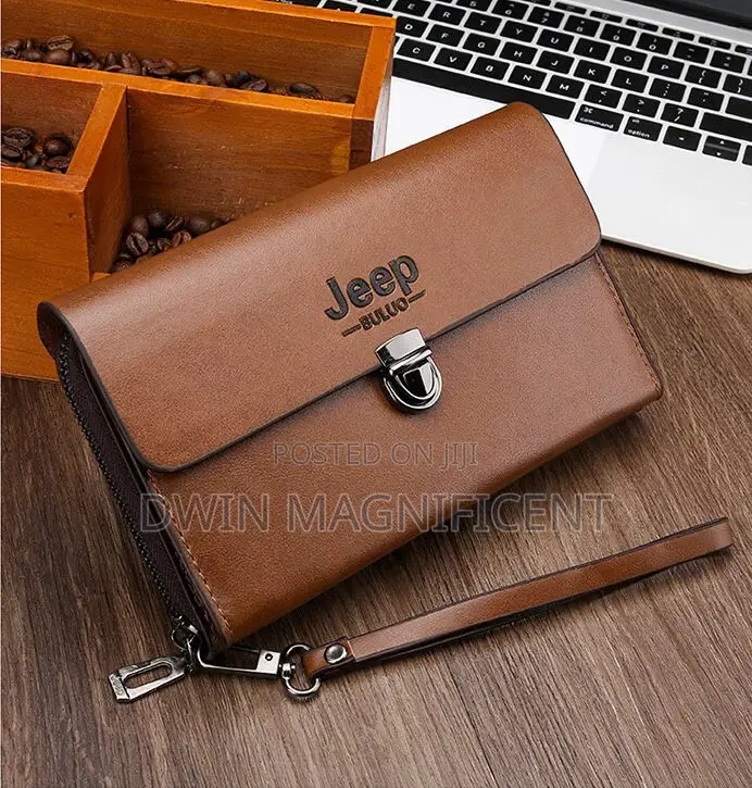 Jeep Buluo Men Wallets Large Capacity Clutch Bag