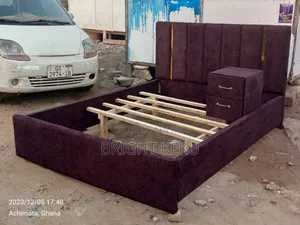 Double Bed Frame With Side Drawers