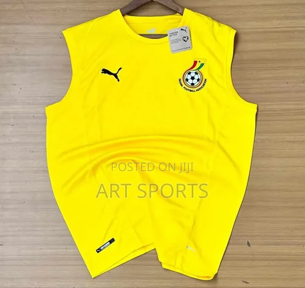 Ghana Blackstar Puma Training Kit in Achimota Clothing, Art