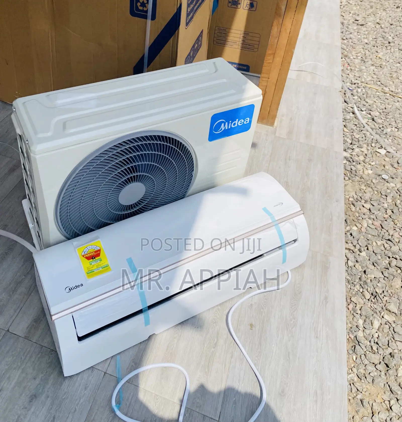 Affordable Midea 1.5hp R410 Split Electric Air Conditioner.