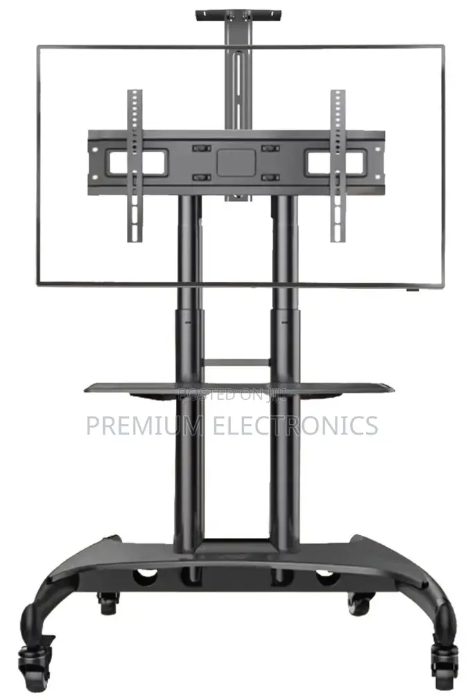 On Foot With Casters | 32-75" Nasco Standing Tv Mount 65kg