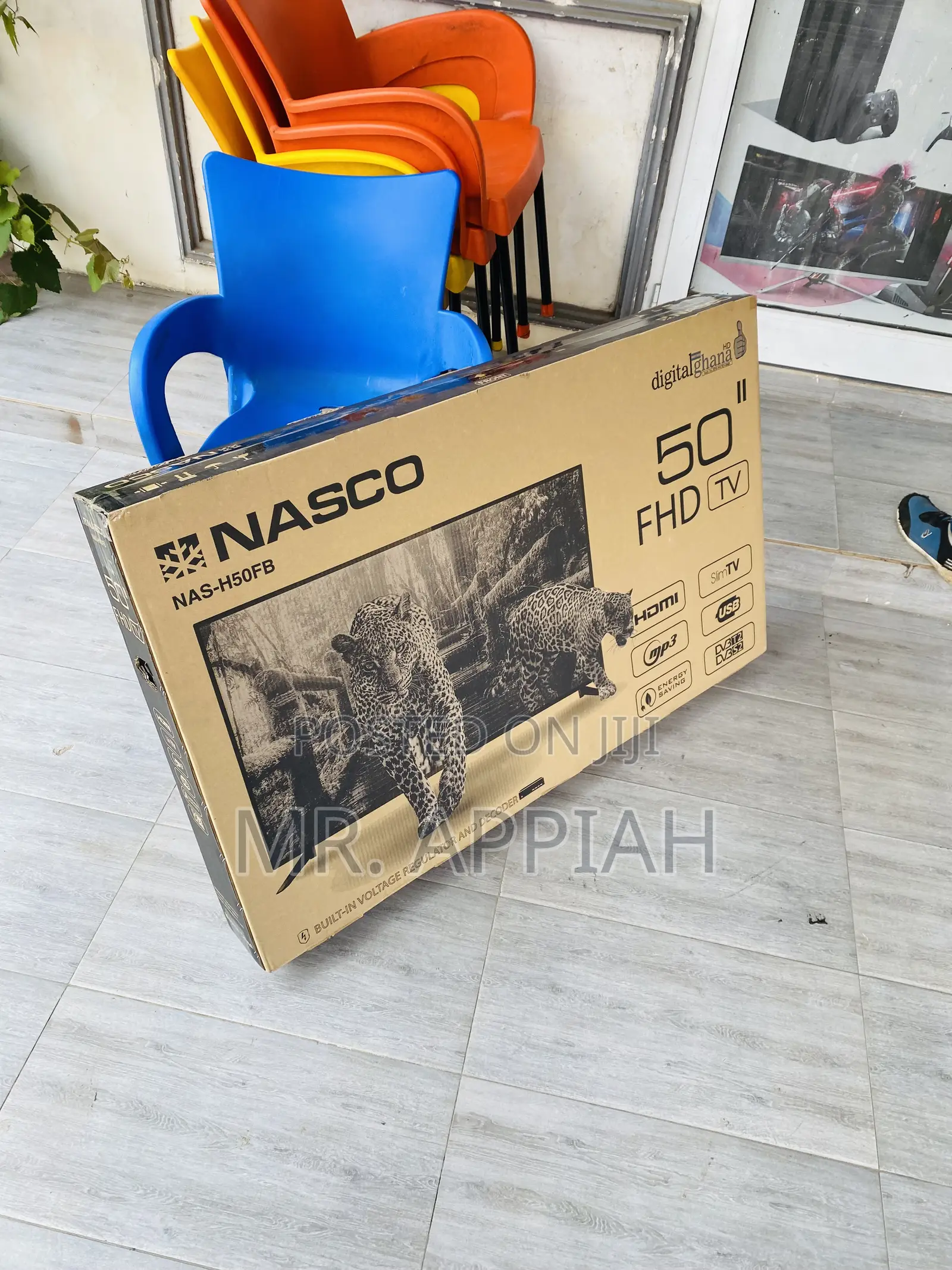 Nasco 50 Inch Full HD Digital Satellite Electric Television
