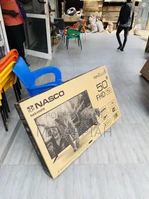 Affordable Nasco 50” FHD Satellite Electric Television.