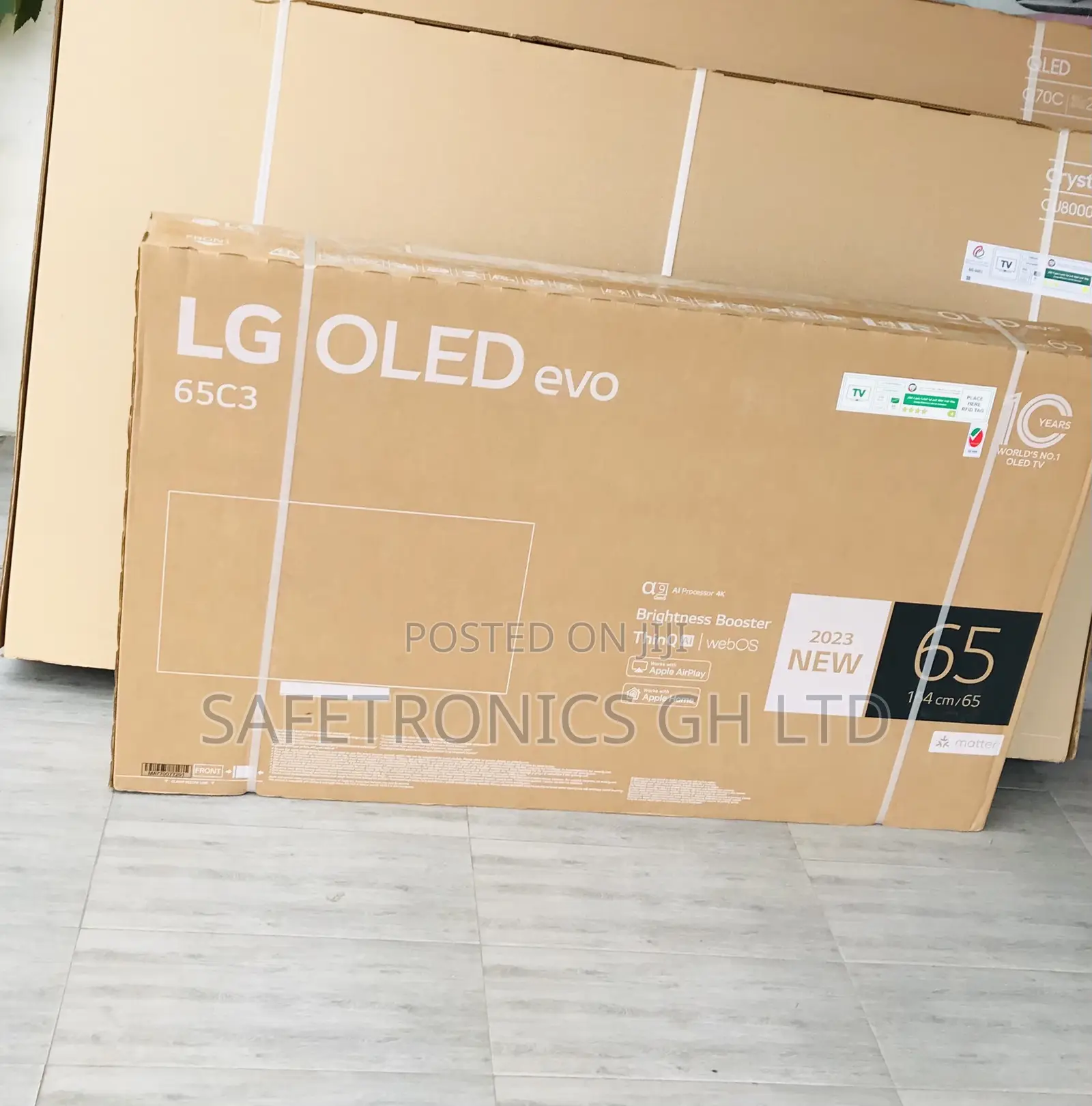 Sealed in Box  UHD 65C3 Inch LG Smart Tv (Black) 