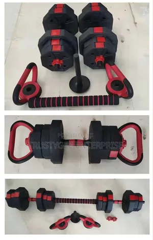 Adjustable Octagonal Dumbbells With Kettlebell