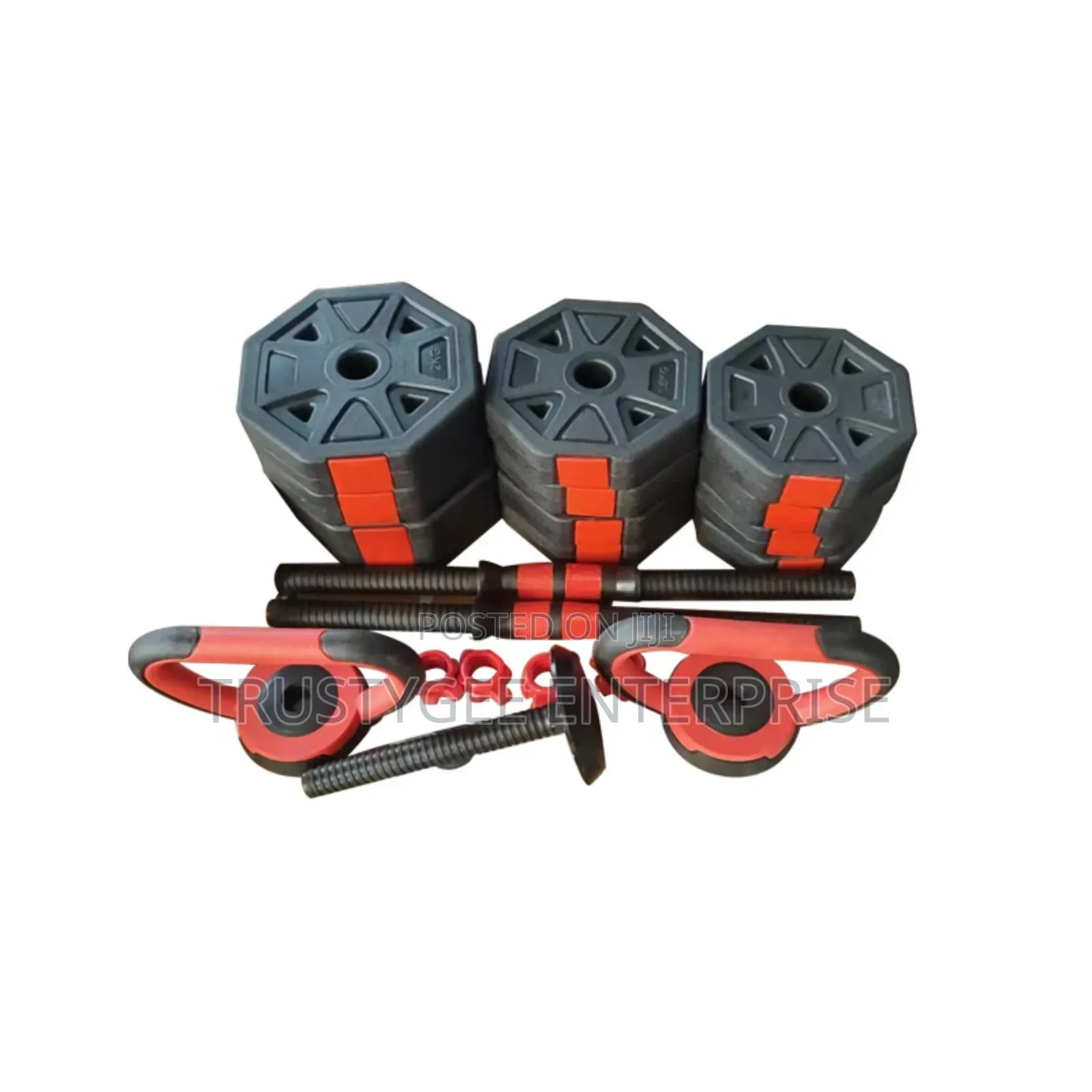 Adjustable Octagonal Dumbbells With Kettlebell