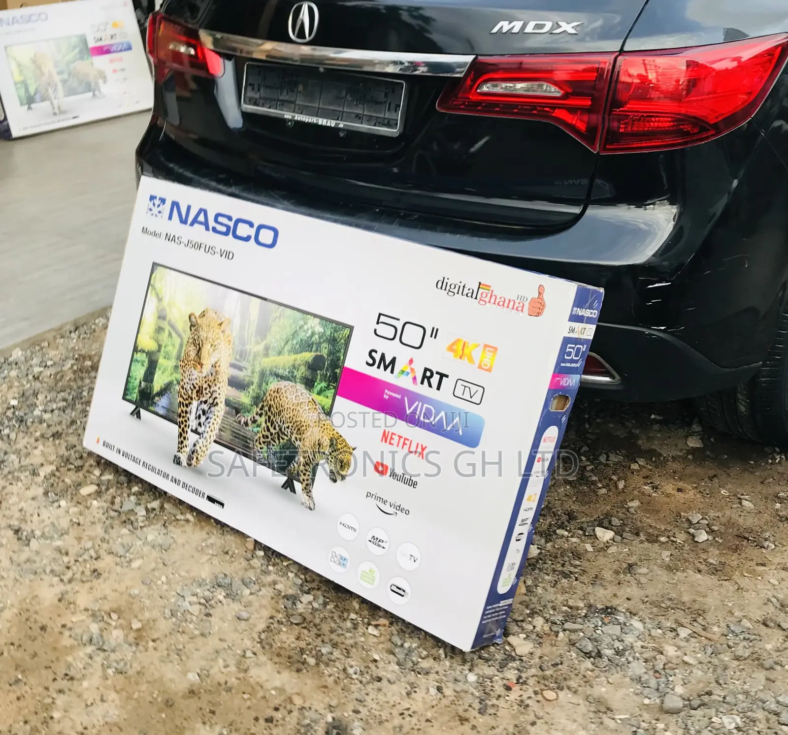 Lastest Authentic 50 Inch Nasco Smart Led (Black) Tv 