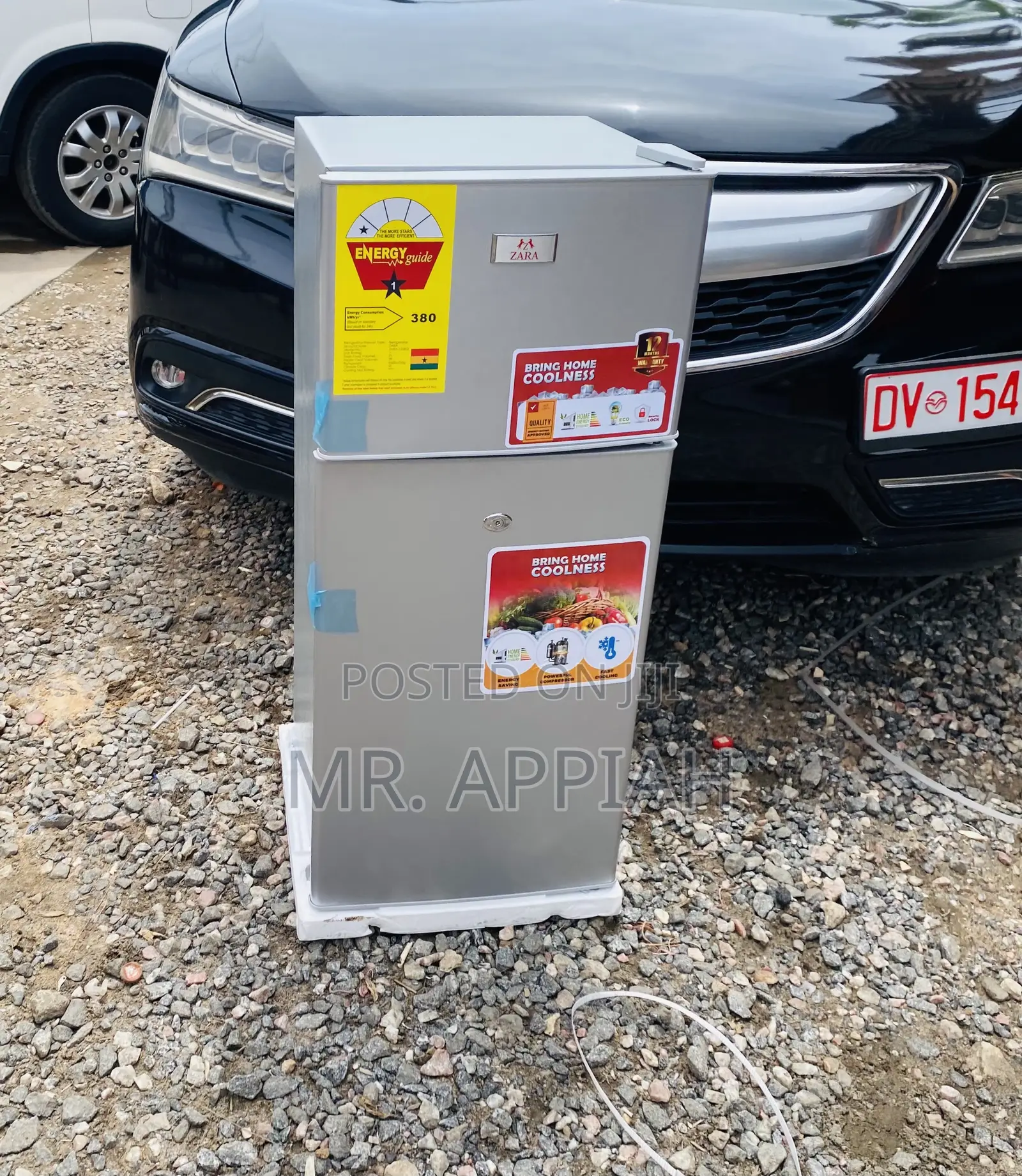 Purchase Authentic Zara 2 Door Electric Fridge(Gray).