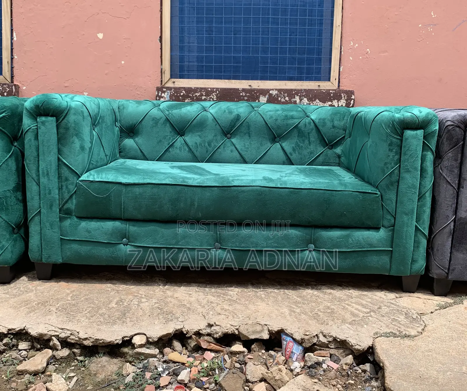 2in1 Furniture Sofa Green