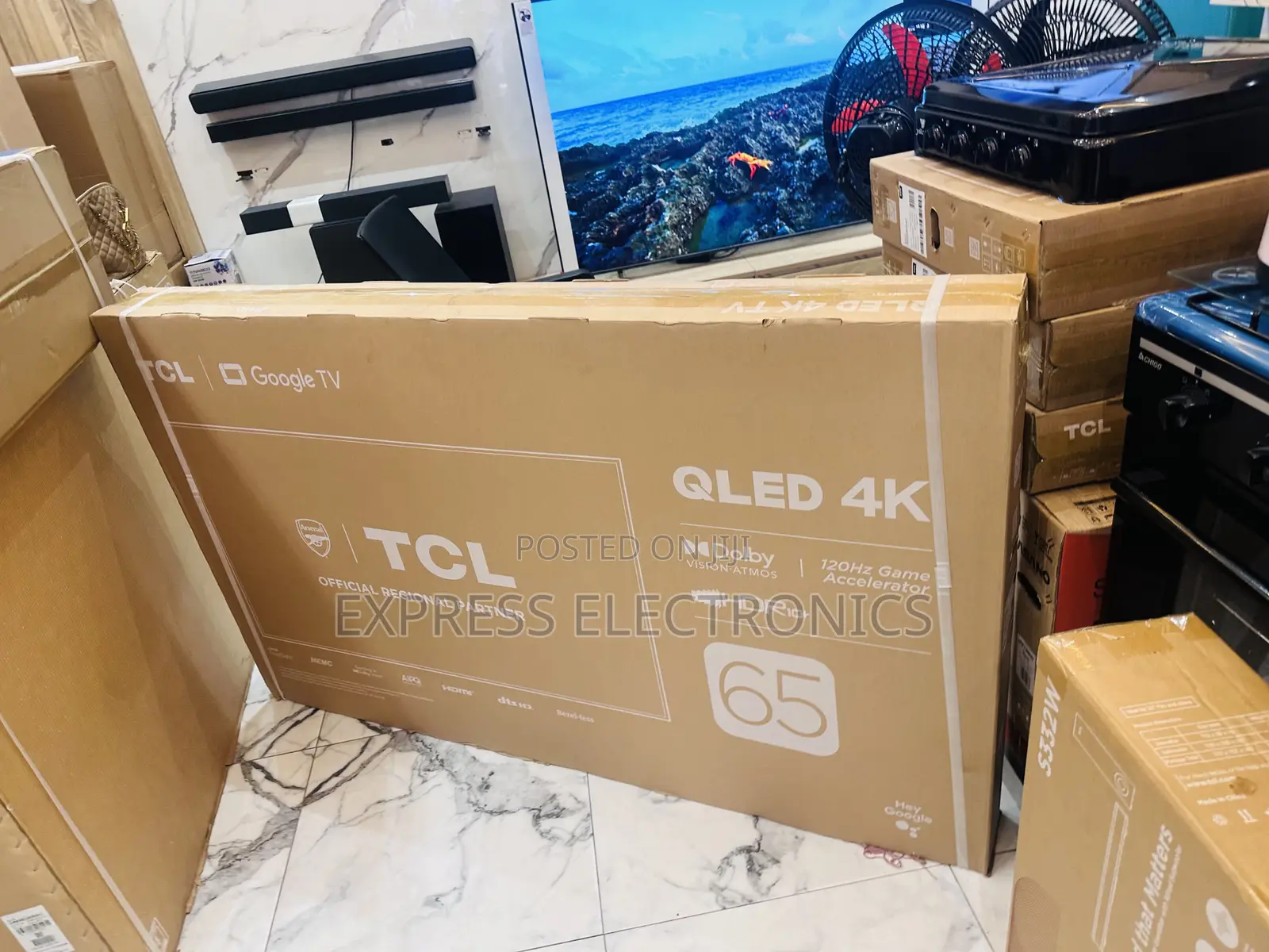 QLED Smart TCL 55”C645 Slim Television