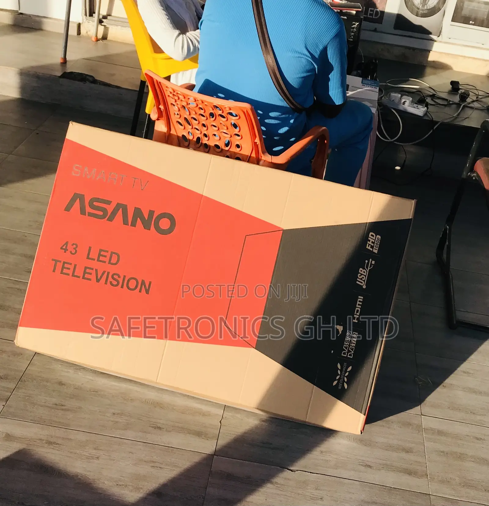 Purchase Original Asano 43 Inch Smart Led (Black) UHD Tv