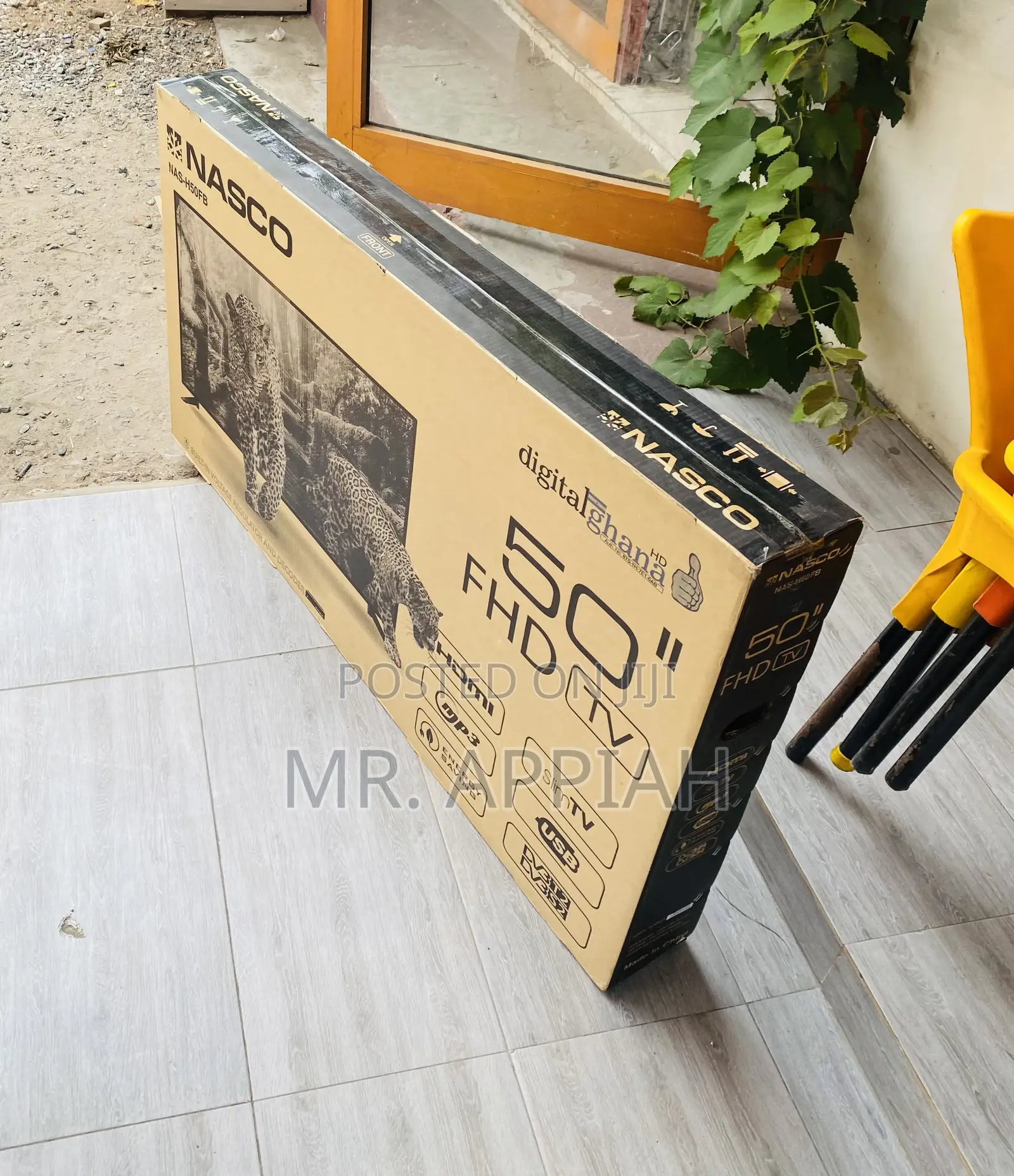 Nasco 50 Inch Full HD Satellite Electric Television.