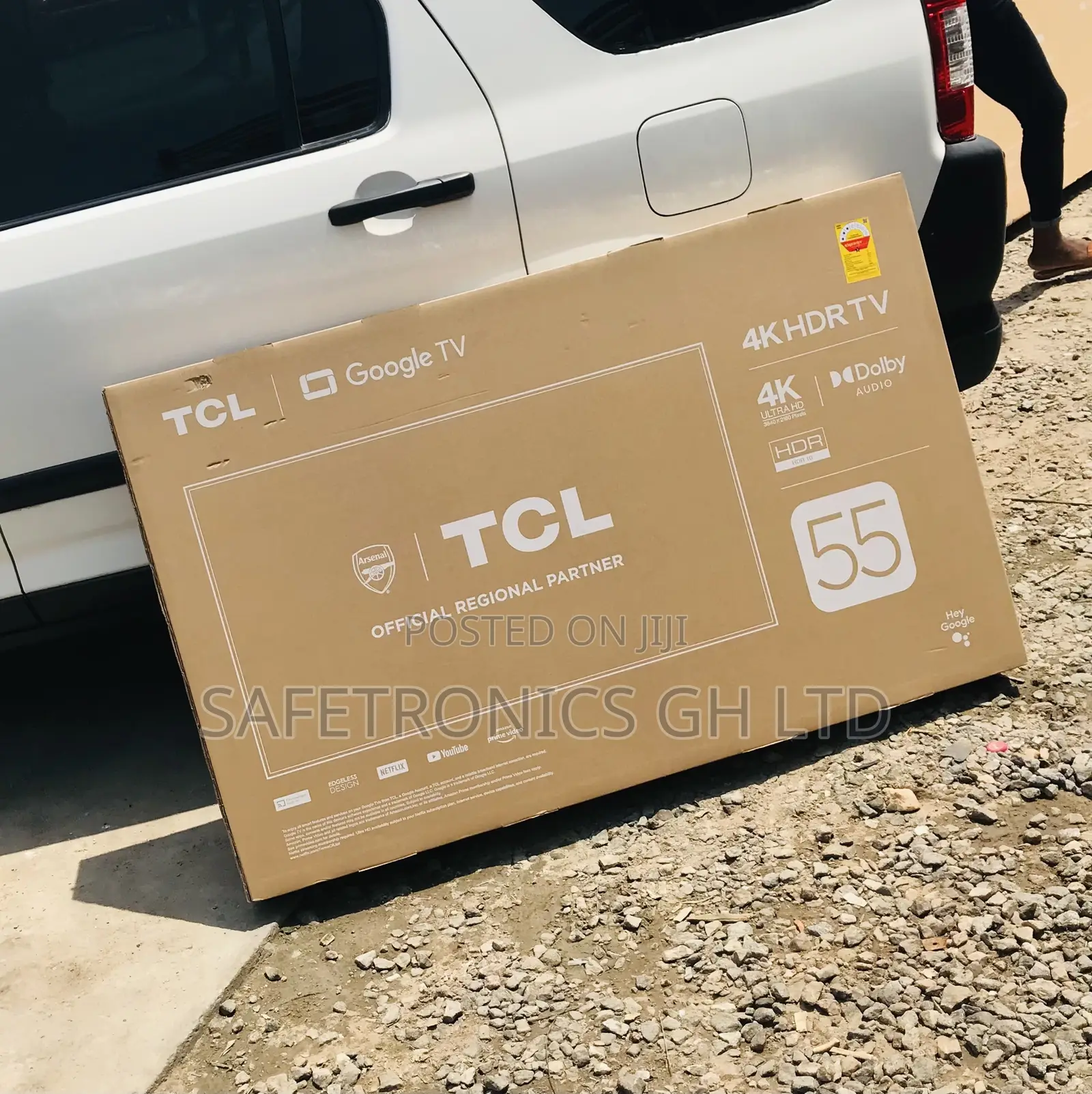 Durable Neat Led Smart P635 55 Inch TCL Tv (Black)