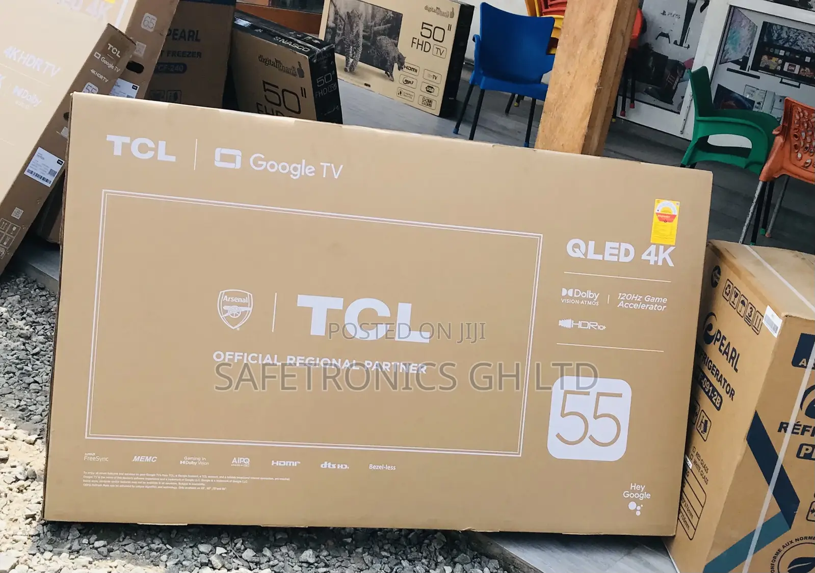 Unique New TCL Smart (Black) 55 Inch HDR C645 Tv