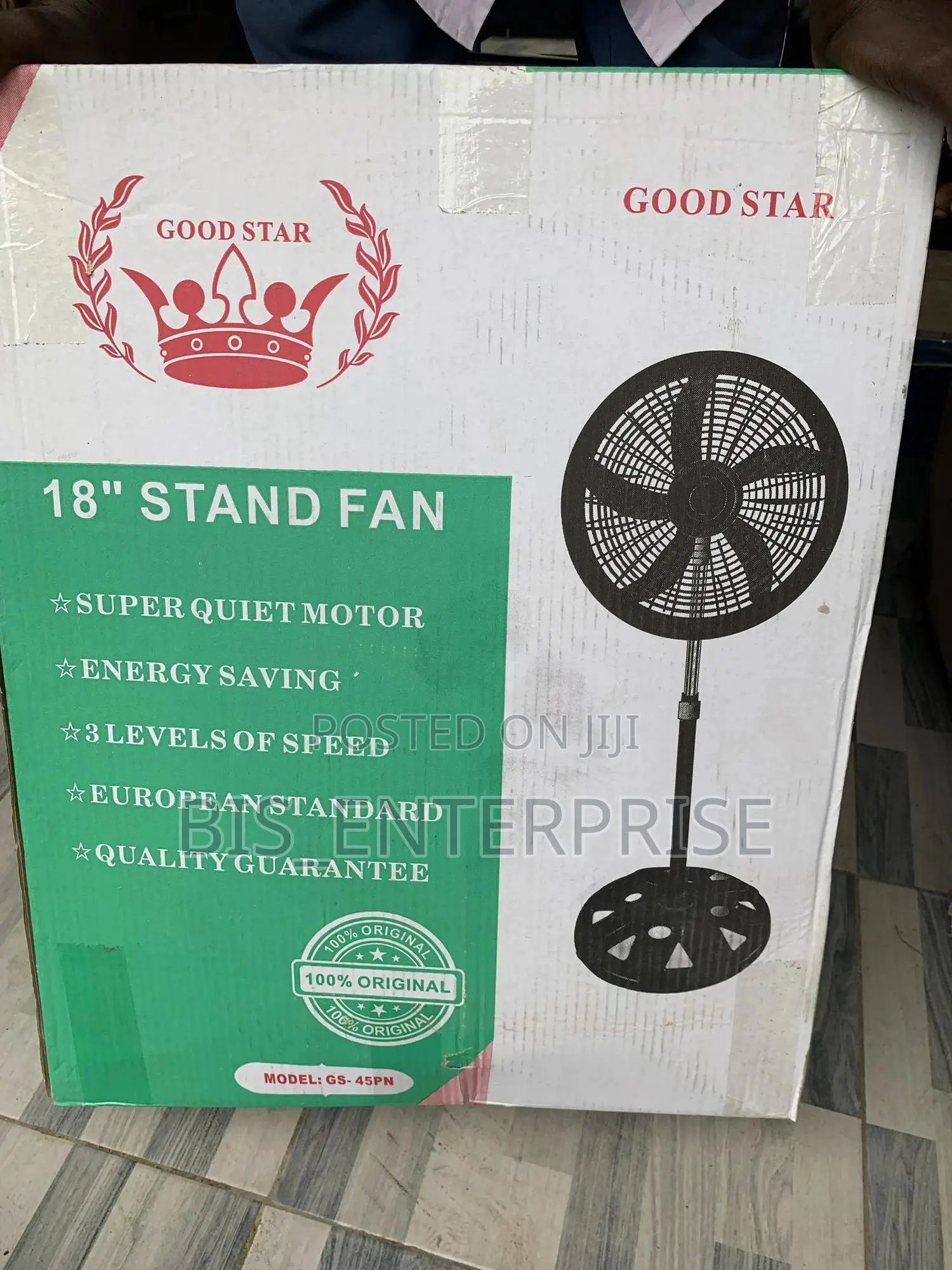 Good Star Standing Fan 18” 2 in 1
