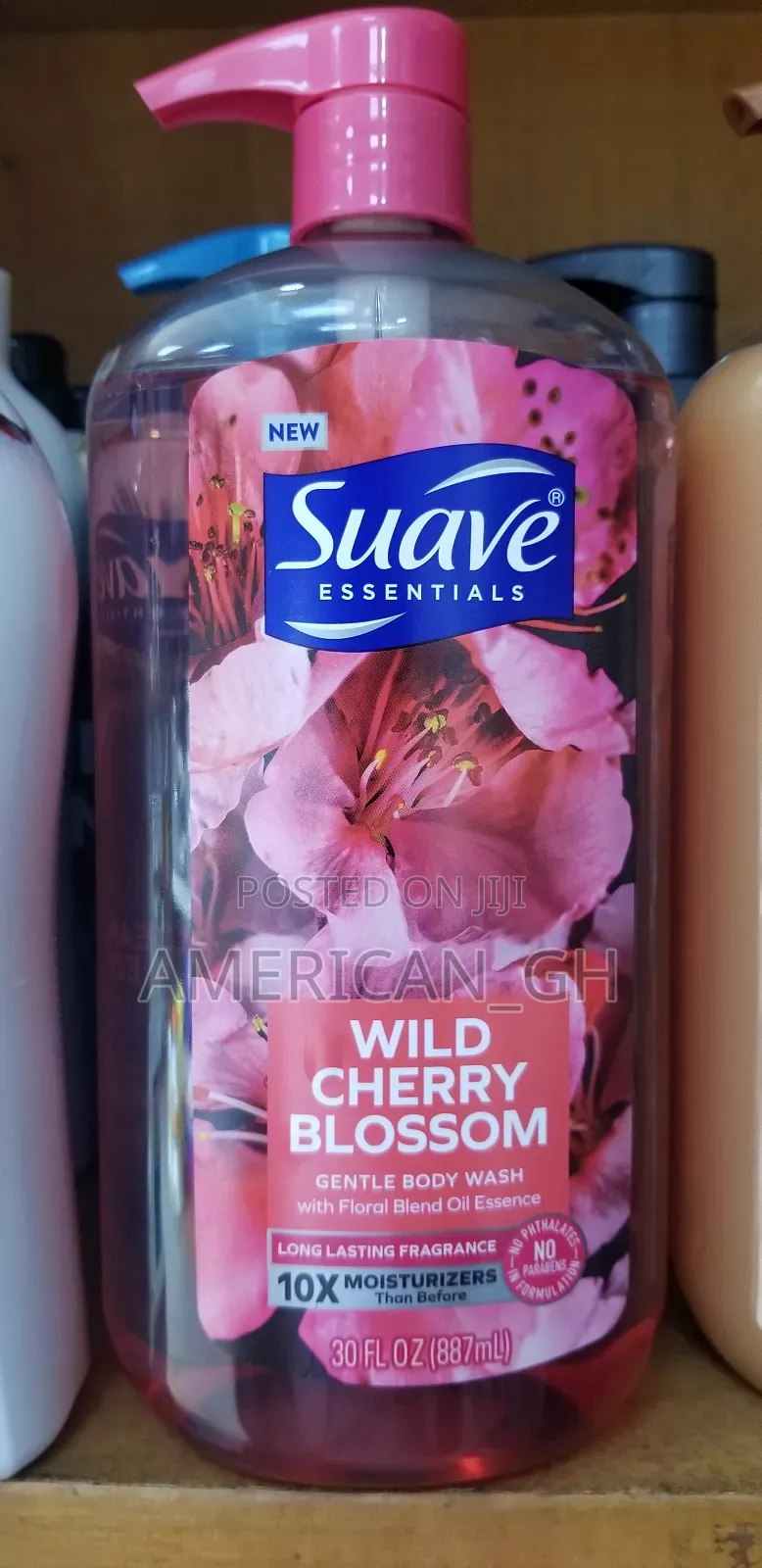 Suave Essentials Wild Cherry Blossom Body Wash