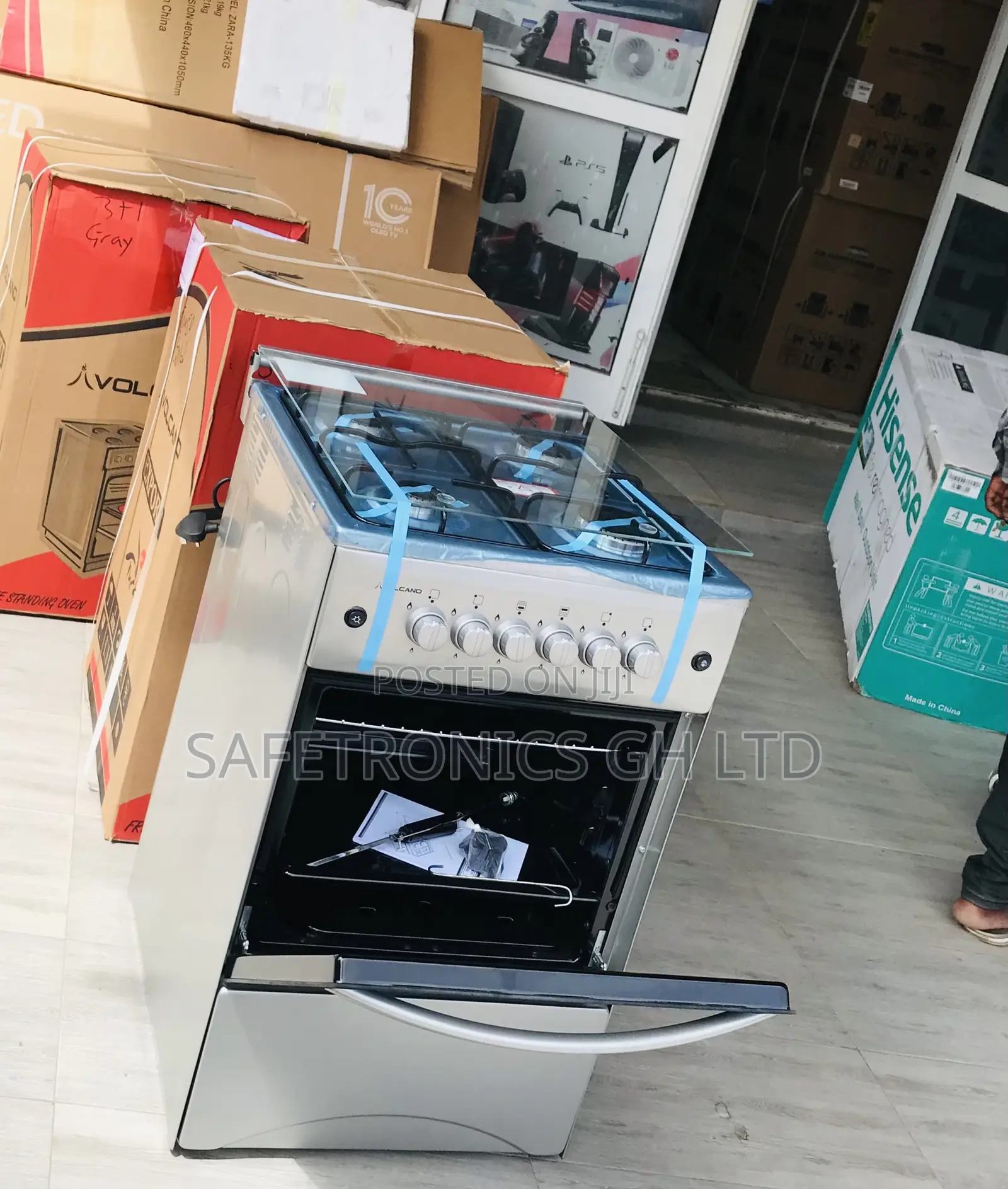 Original New (Gray) 50by50 4 Gas Oven:Grill Volcano 