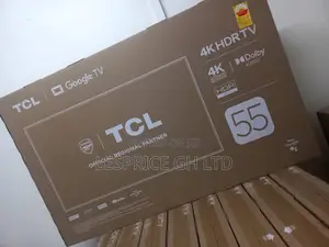 Frameless ~TCL 55” Android Smart Tv