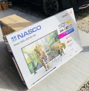 Nasco 50 Inch Uhd Smart Television(Black).