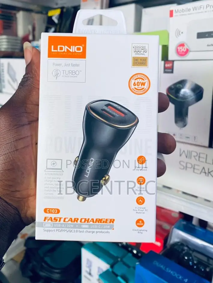 Ldnio 100W Dual Port Car Charger