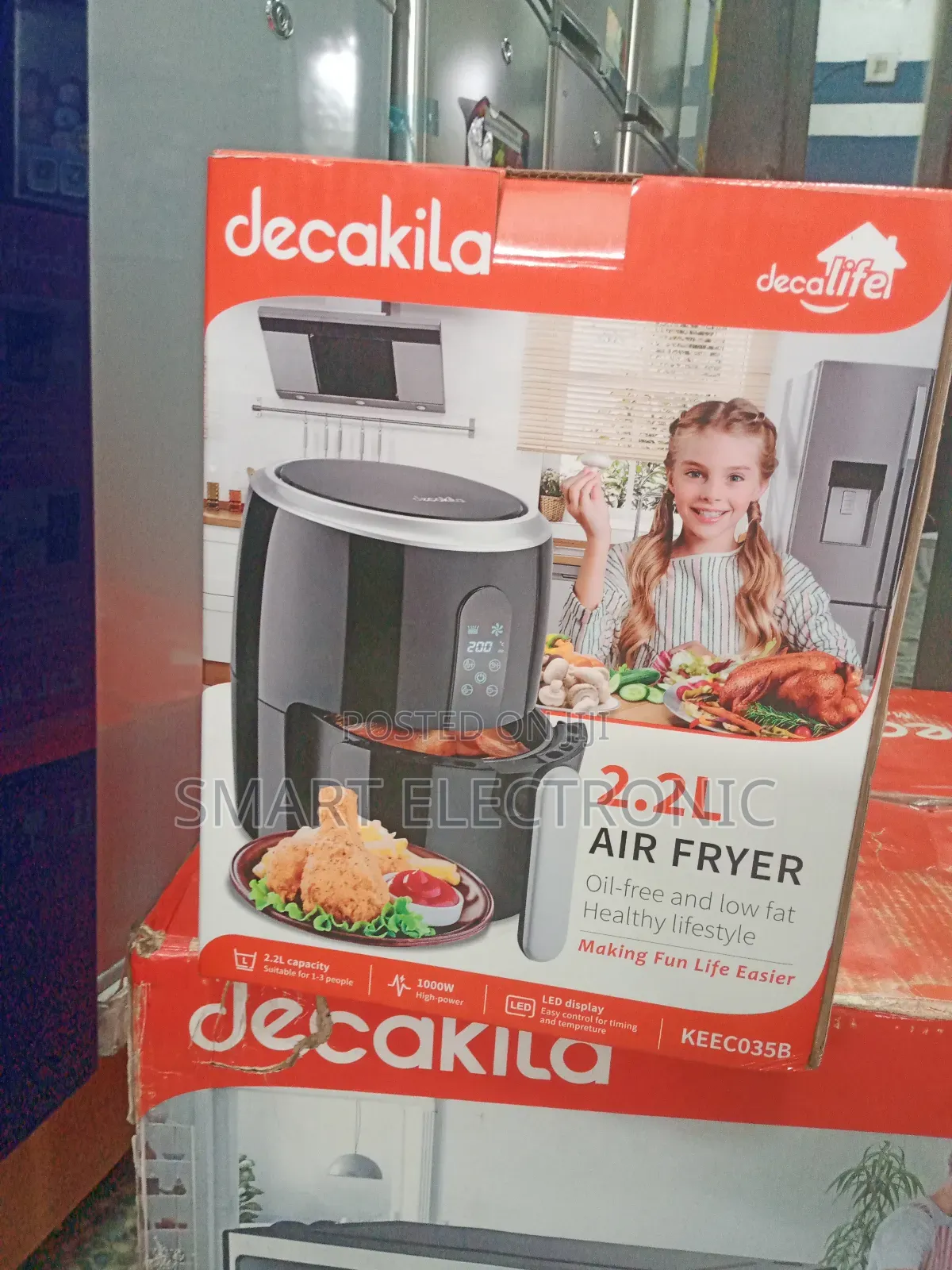Decakila 2.2L Air Fryer Air Fryer Affordable Air Fryer