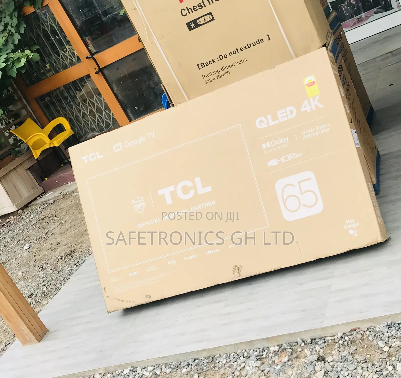 Sealed (Black) 65 Inch Smart TCL Qled C645 UHD Tv 