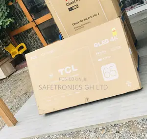 Sealed (Black) 65 Inch Smart TCL Qled C645 UHD Tv 