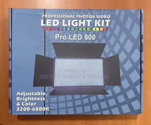 Pro LED 800 Photography Rechargeable Light Batteries Stand