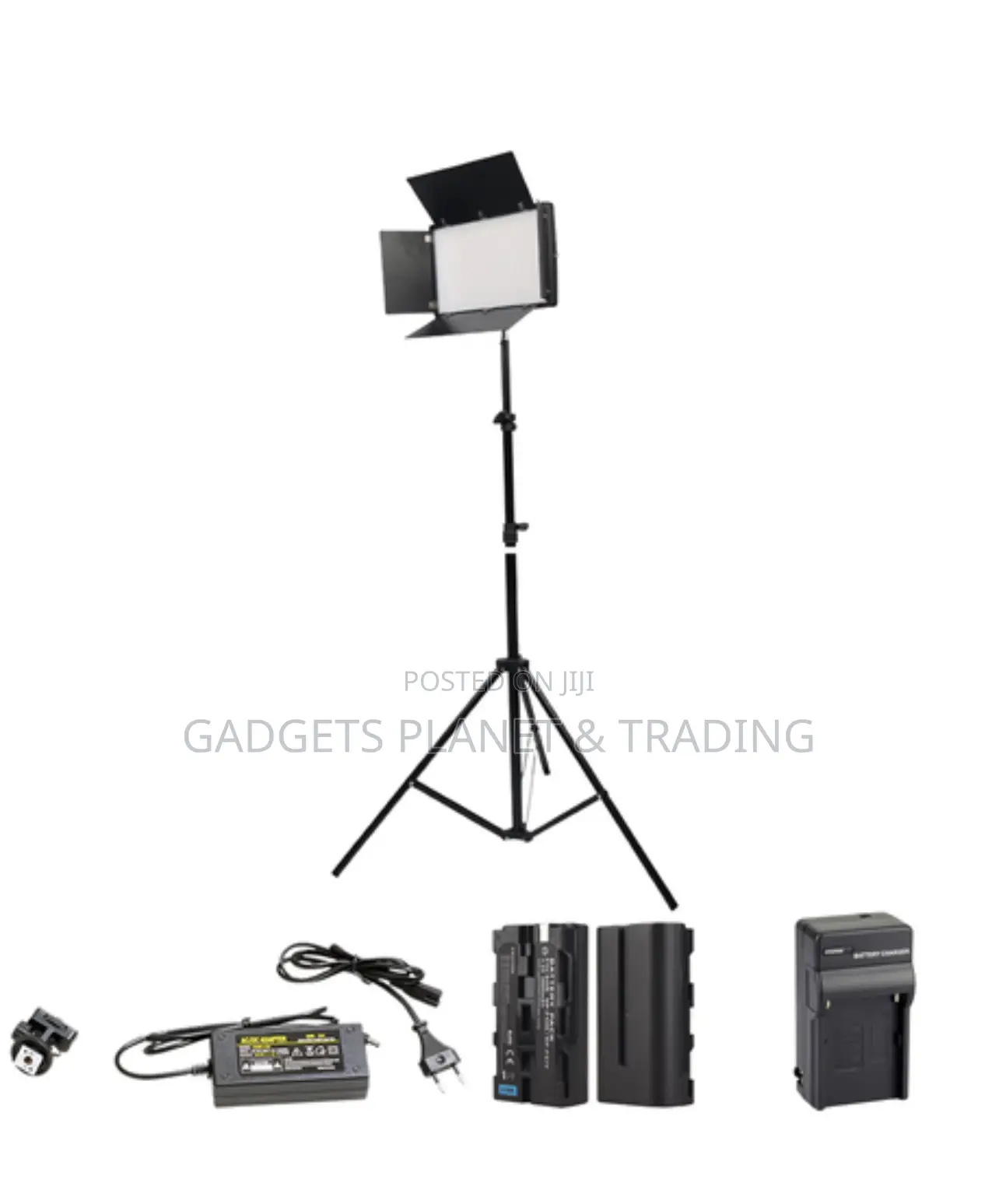 Pro LED 800 Photography Rechargeable Light Batteries Stand