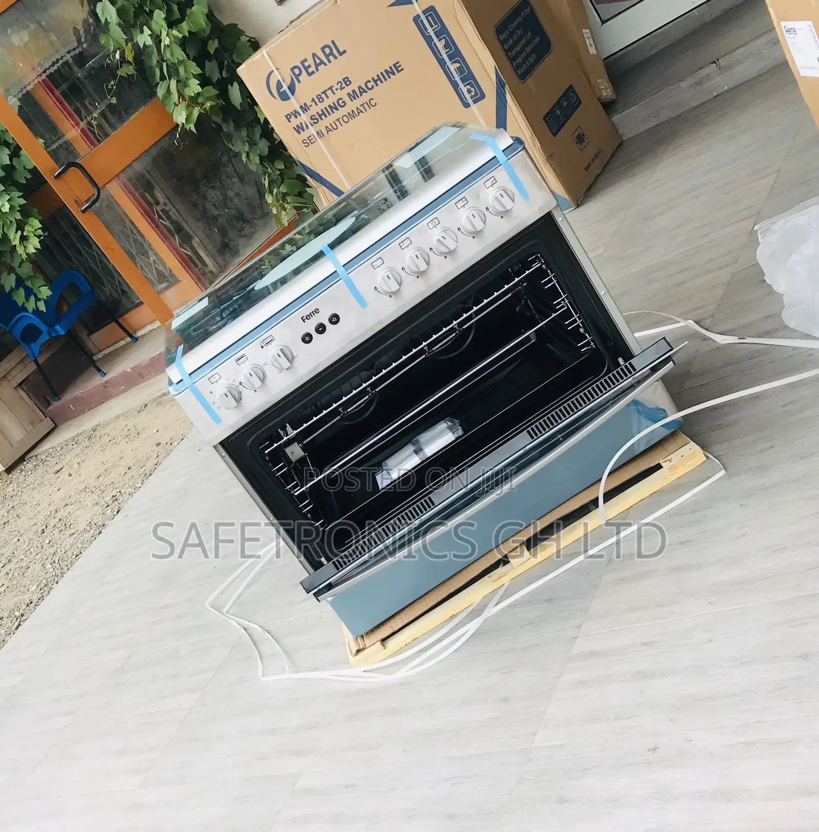 Original (Gray) Ferre 60by90 Oven With Grill 5 Gas 