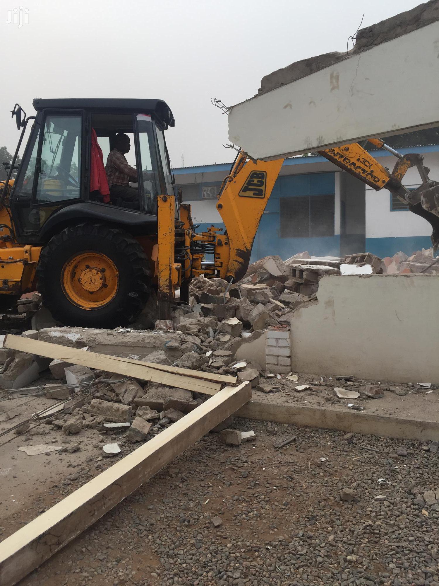 Backhoe for Hiring in Accra Metropolitan Rental Services, Bluestar