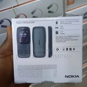 New Nokia 106 Black