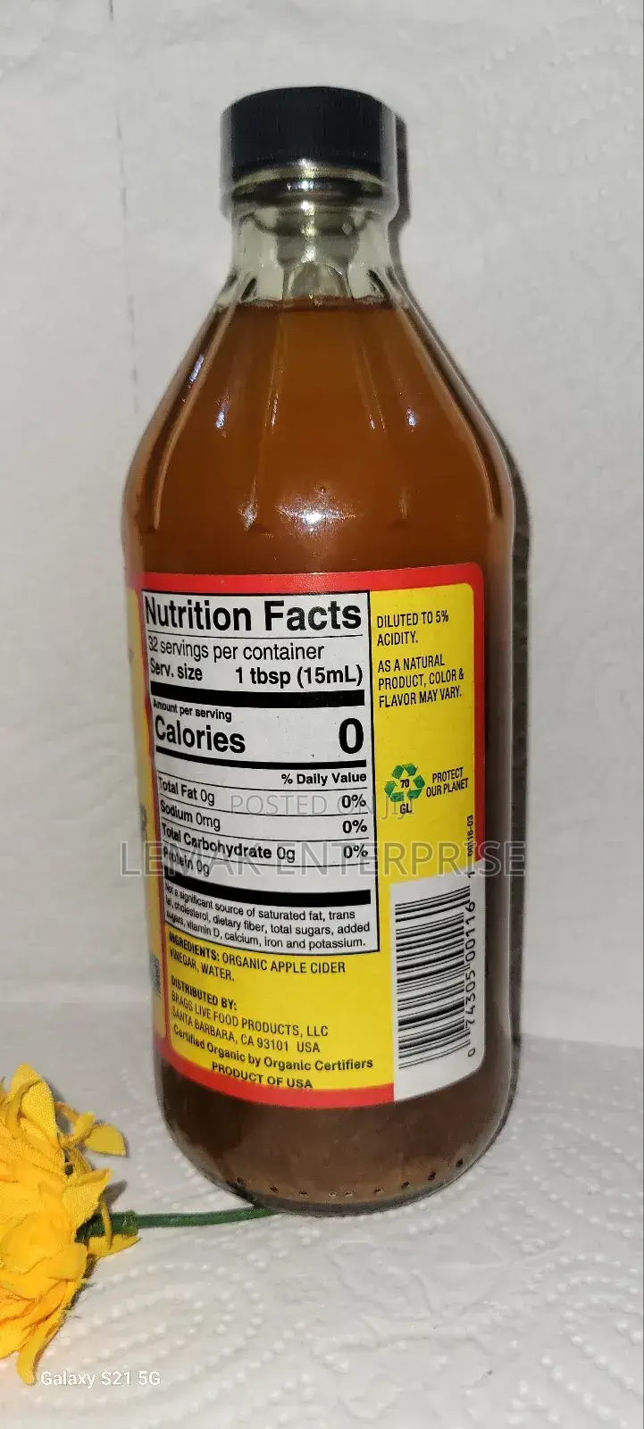 Bragg Organic Apple Cider Vinegar 473ml