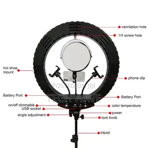 20inches Ringlight With Mirror, Bag , Remote and Stand
