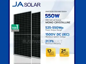 550w Ja Solar Panel