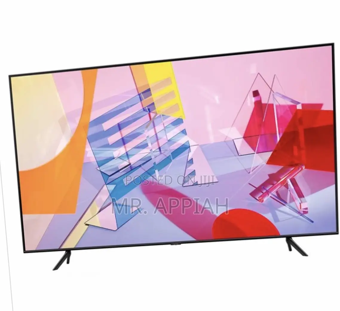 Sleek Samsung 50Q60A 50 Inch Qled Smart Television.