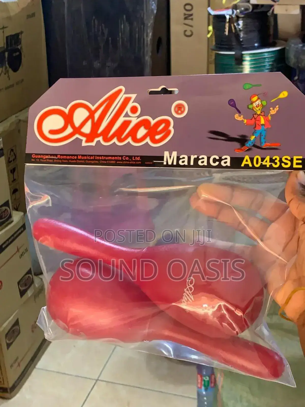 Maracas Plastic (Red)