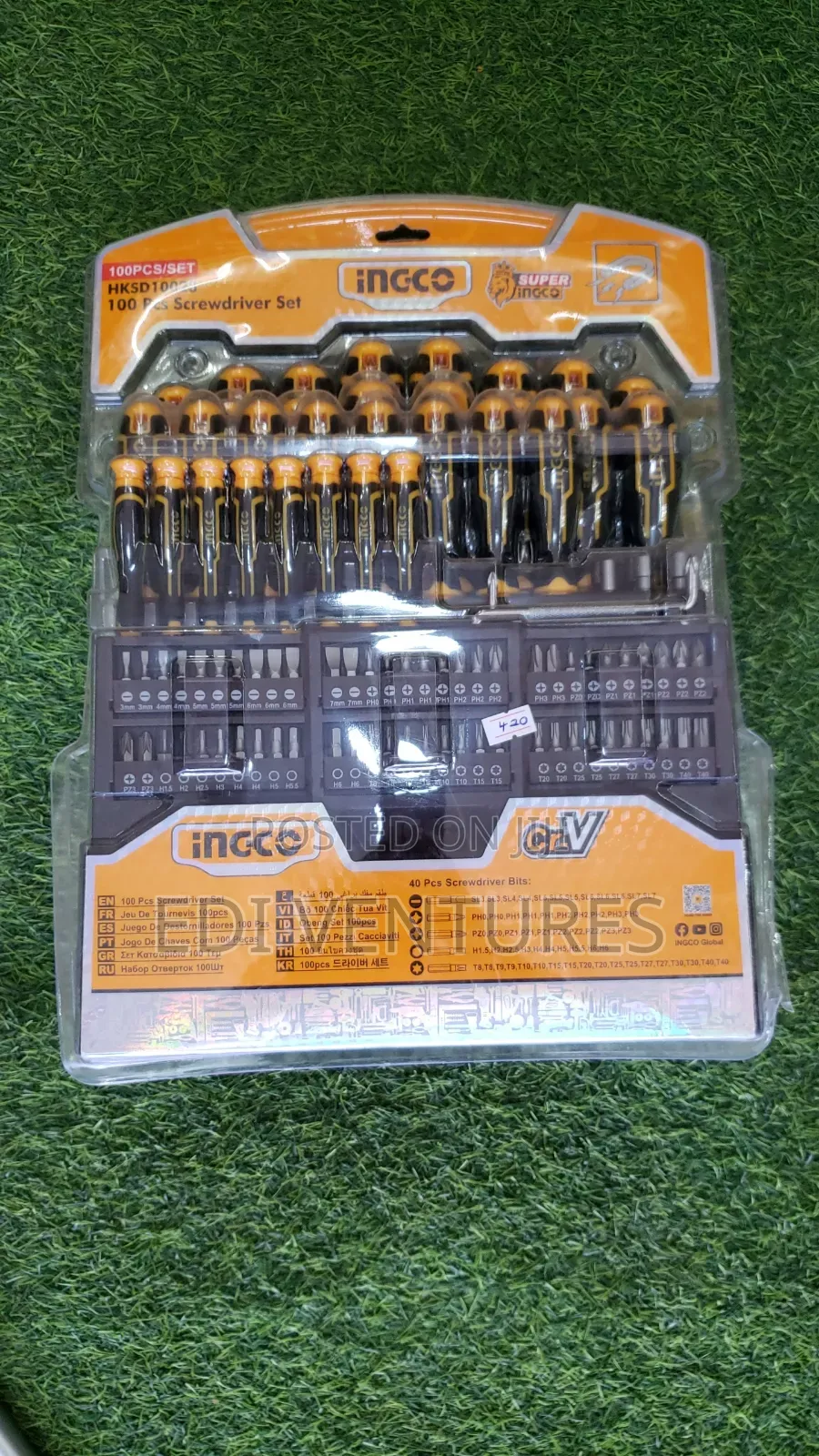 Ingco 100 Pieces Screwdriver Set