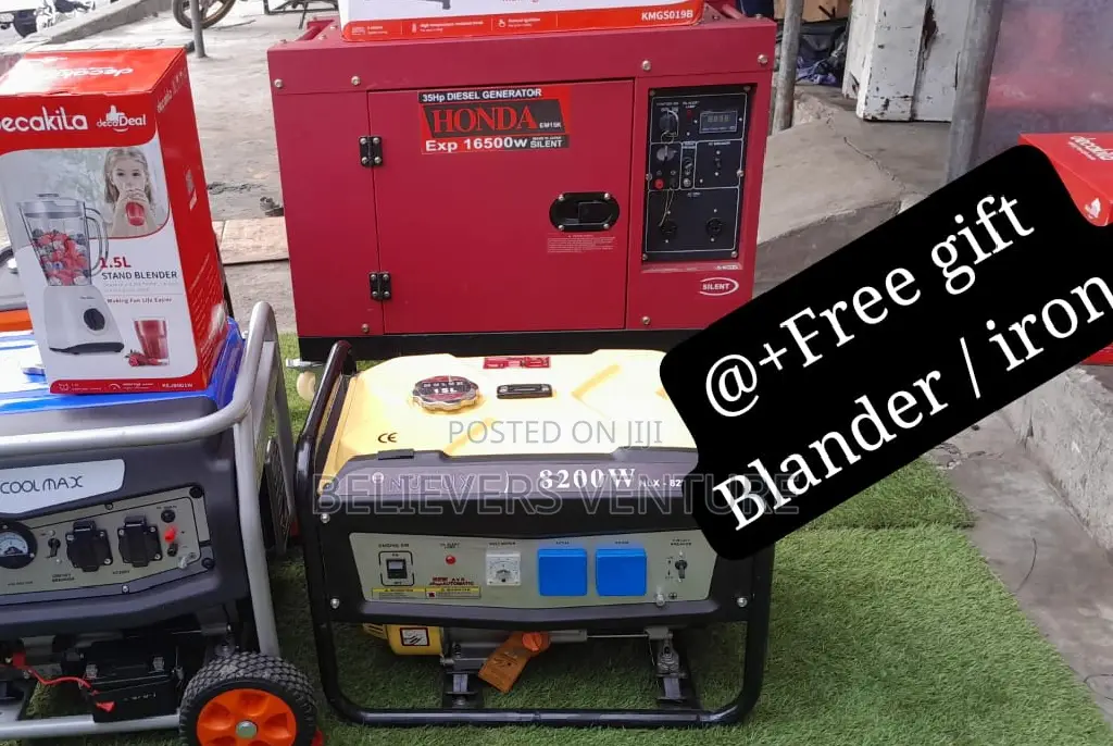 Nulux 8200 Wax Silent Petrol Generator Brand New Generator