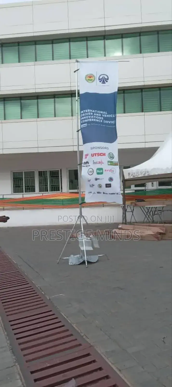 Telescopic Flag Poles Banner