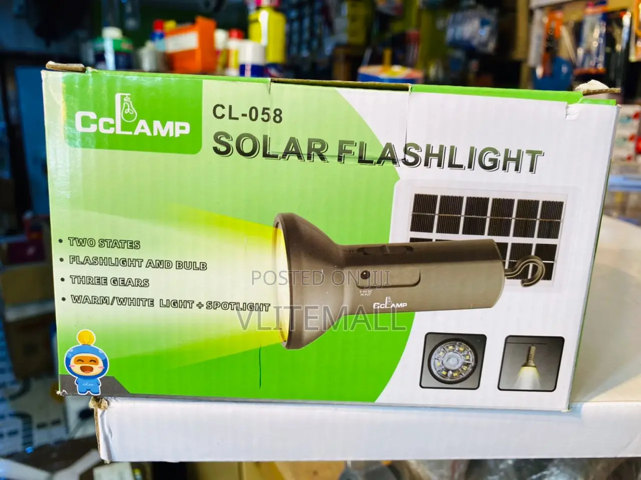 Cclamp Solar Torch (Cl-058)
